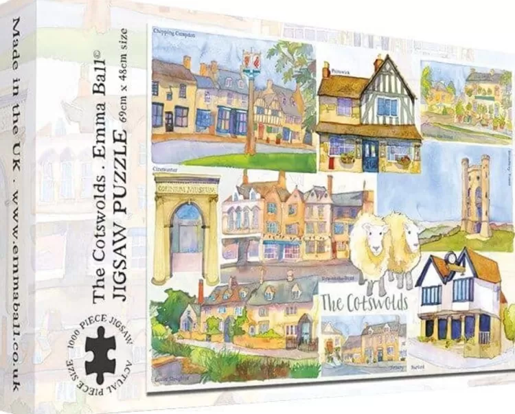 Great British Jigsaws Landscape*Emma Ball - Cotswolds - 1000 Piece Jigsaw Puzzle