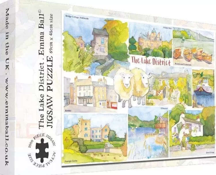 Great British Jigsaws Landscape*Emma Ball - Lake District - 1000 Piece Jigsaw Puzzle