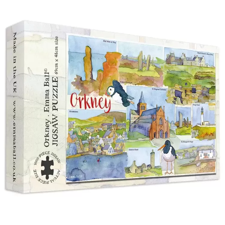 Great British Jigsaws Landscape*Emma Ball - Orkney - 1000 Piece Jigsaw Puzzle