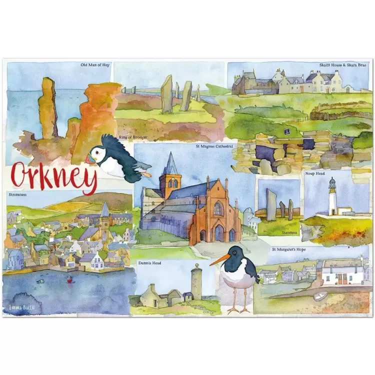 Great British Jigsaws Landscape*Emma Ball - Orkney - 1000 Piece Jigsaw Puzzle