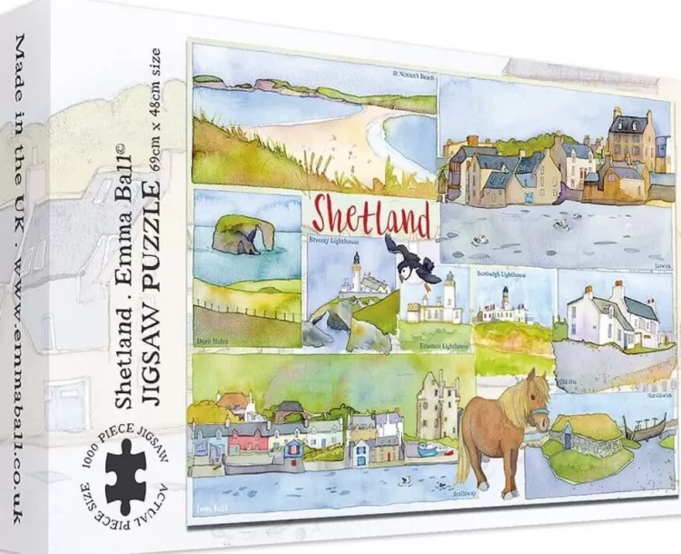 Great British Jigsaws Landscape*Emma Ball - Shetland - 1000 Piece Jigsaw Puzzle