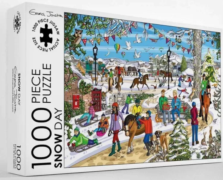 Great British Jigsaws Pastimes*Emma Joustra - Snow Day - 1000 Piece Jigsaw Puzzle