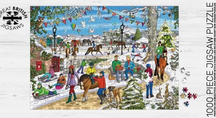 Great British Jigsaws Pastimes*Emma Joustra - Snow Day - 1000 Piece Jigsaw Puzzle