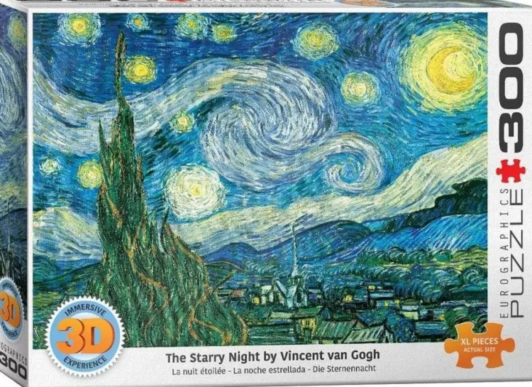 Eurographics Art* - 3D Starry Night - 300 Piece Jigsaw Puzzle