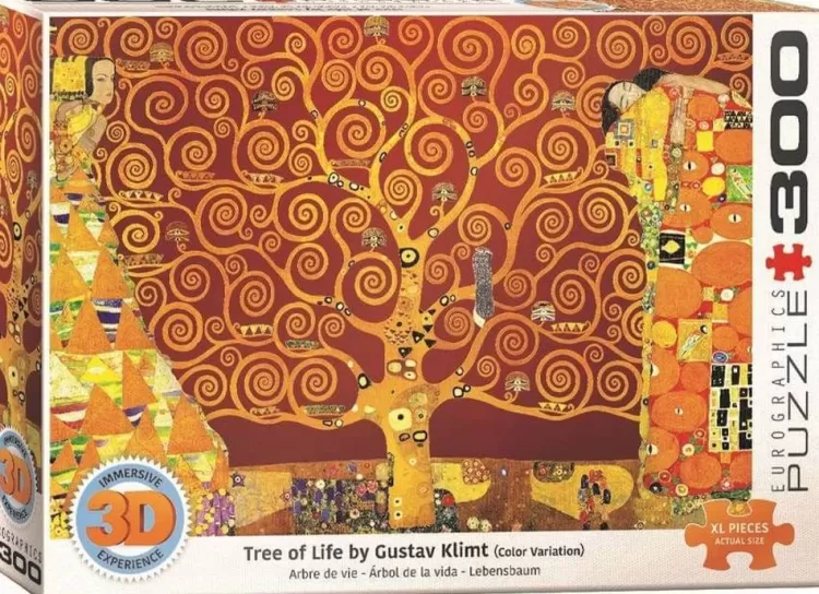 Eurographics Art* - 3D Tree Of Life - Klimt - 300 Piece Jigsaw Puzzle