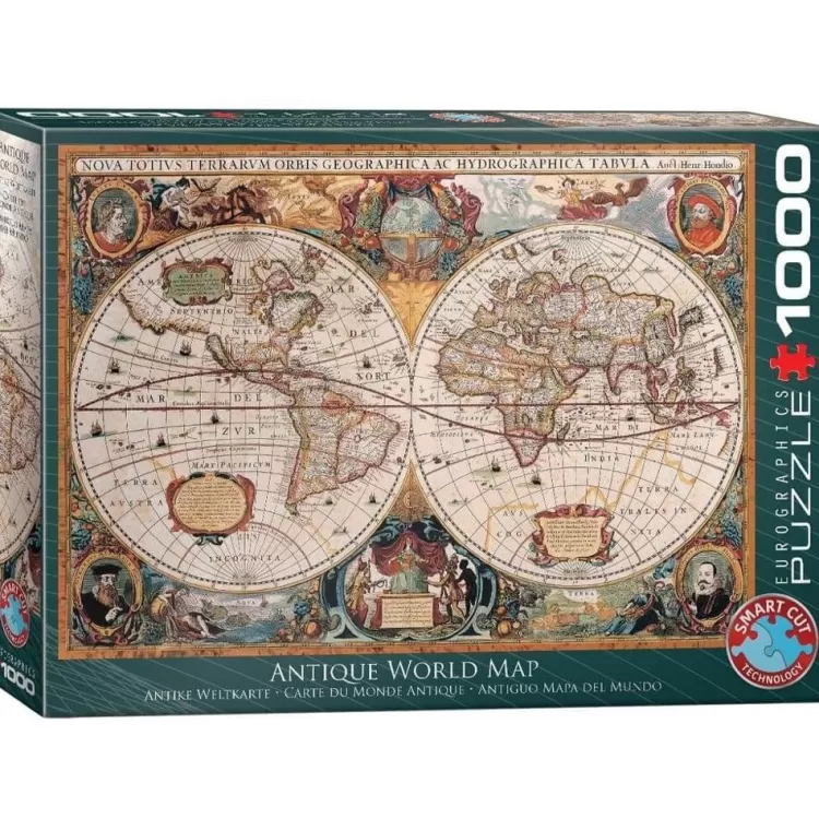 Eurographics Maps & Flags* - Antique World Map - 1000 Piece Jigsaw Puzzle