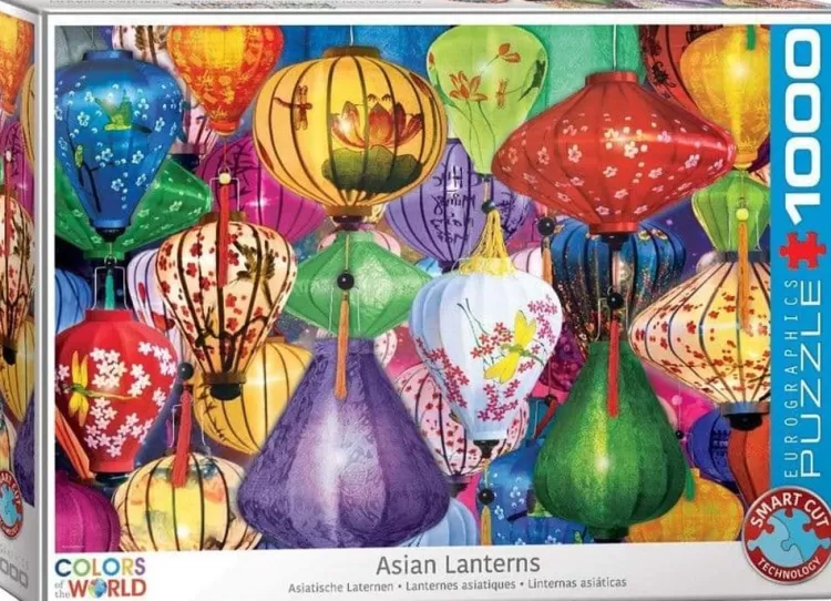 Eurographics Challenging* - Asian Lanterns - 1000 Piece Jigsaw Puzzle