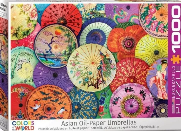 Eurographics Challenging* - Asian Paper Umbrella - 1000 Piece Jigsaw Puzzle