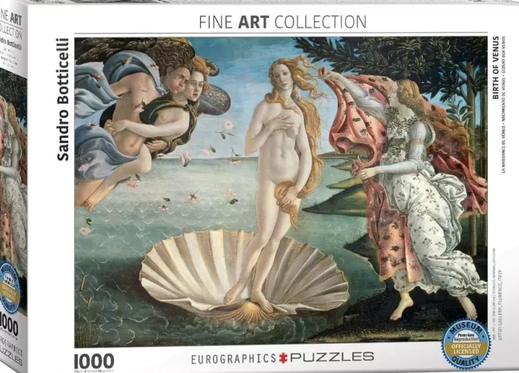 Eurographics Art* - Birth Of Venus - Botticelli - 1000 Piece Jigsaw Puzzle