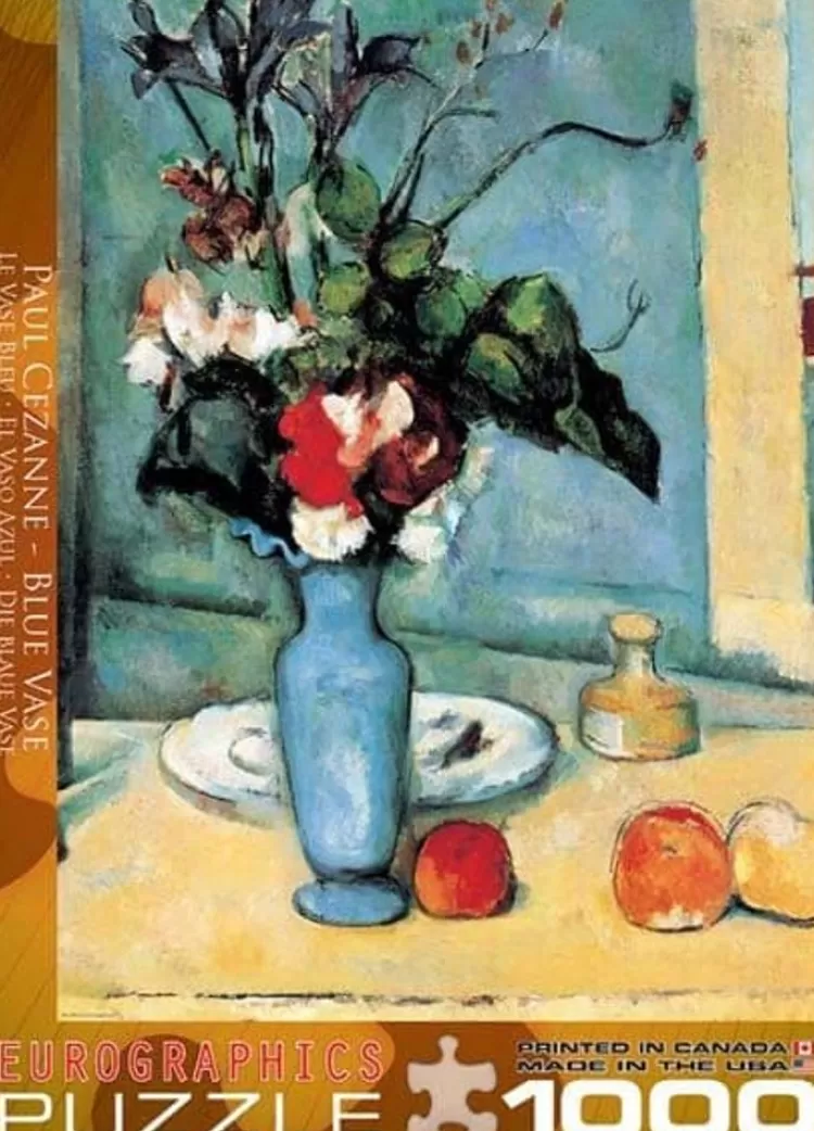 Eurographics Art* - Blue Vase - Paul Cezanne - 1000 Piece Jigsaw Puzzle