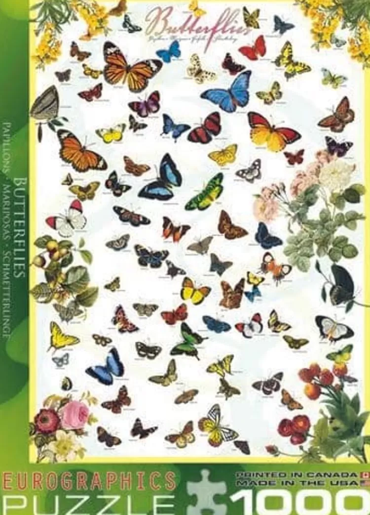 Eurographics Animals & Wildlife* - Butterflies - 1000 Piece Jigsaw Puzzle