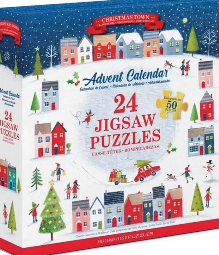 Eurographics Christmas* - Christmas Town - Advent Calendar - 24 X 50 Pieces