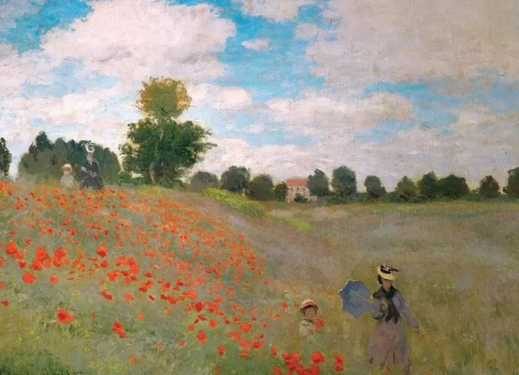 Eurographics Art* - Claude Monet - The Poppy Field - 1000 Piece Jigsaw Puzzle