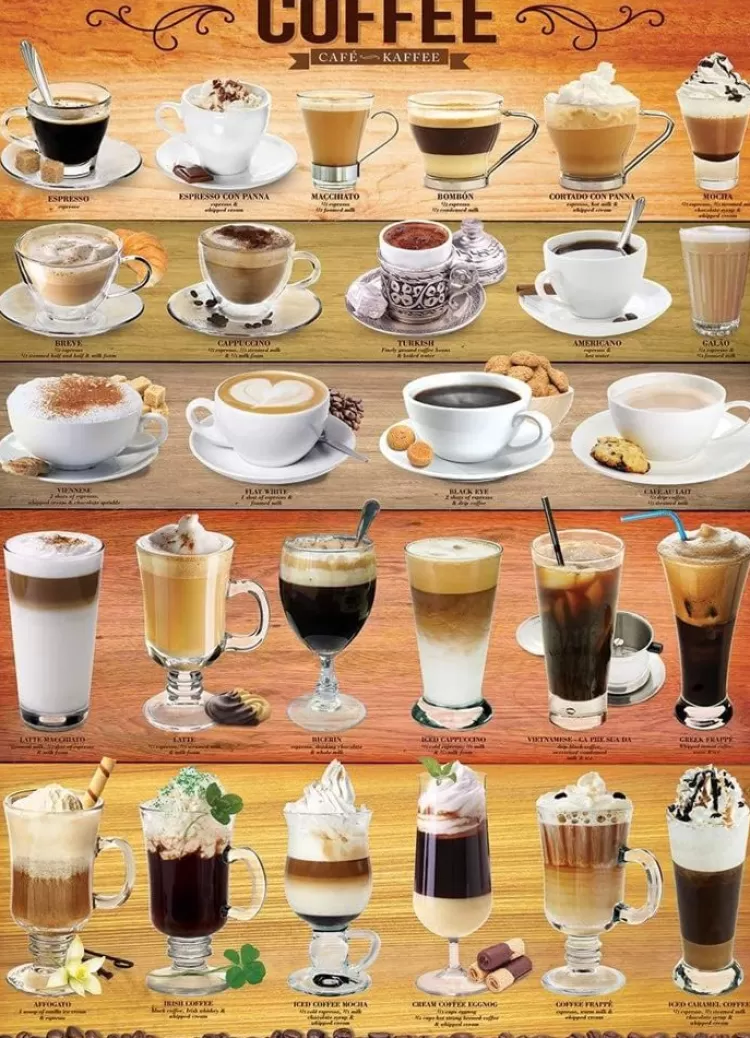 Eurographics Food & Drink* - Coffee - 1000 Piece Jigsaw Puzzle