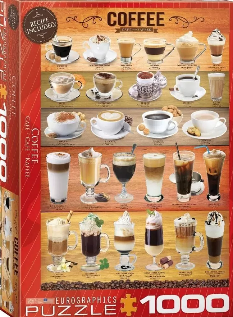 Eurographics Food & Drink* - Coffee - 1000 Piece Jigsaw Puzzle