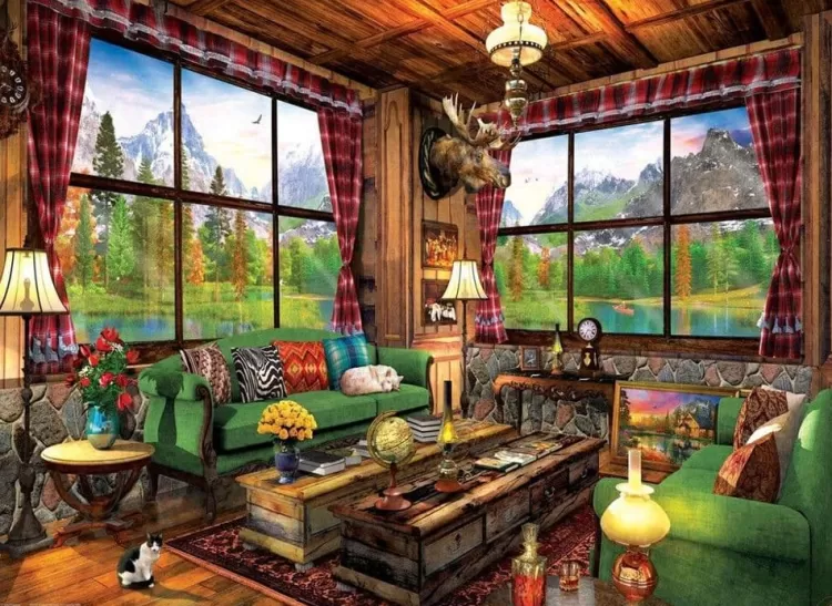 Eurographics Locations & Buildings* - Cozy Cabin - 1000 Piece Jigsaw Puzzle