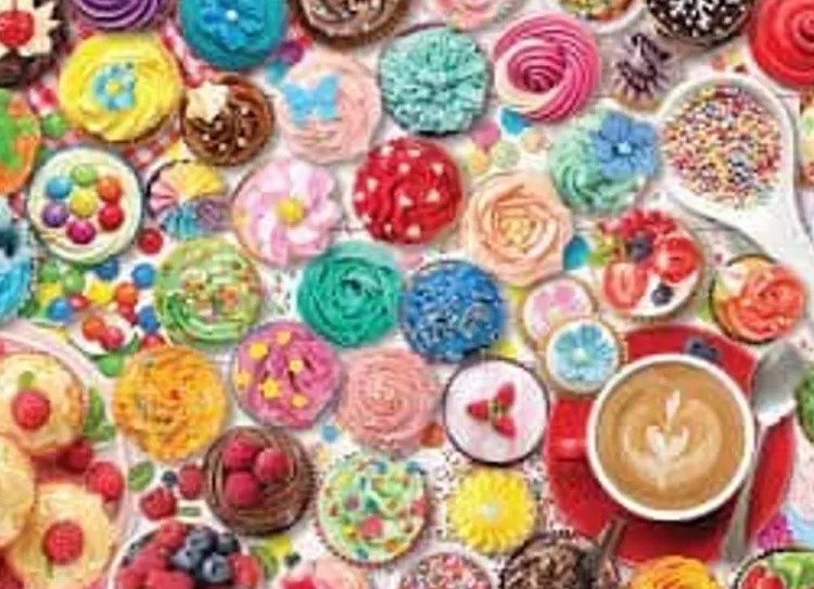 Eurographics Food & Drink* - Cupcake Party - 1000 Piece Jigsaw Puzzle