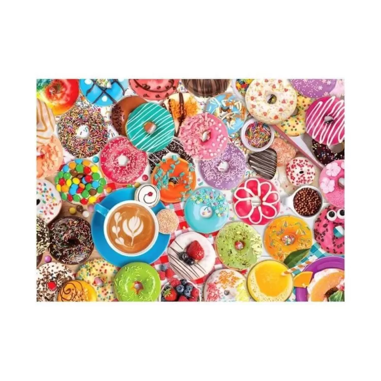 Eurographics Food & Drink* - Donut Party - 1000 Piece Jigsaw Puzzle