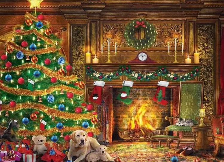 Eurographics Christmas* - Festive Labs - 1000 Piece Jigsaw Puzzle