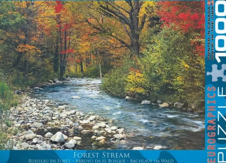 Eurographics Landscape* - Forest Stream - 1000 Piece Jigsaw Puzzle