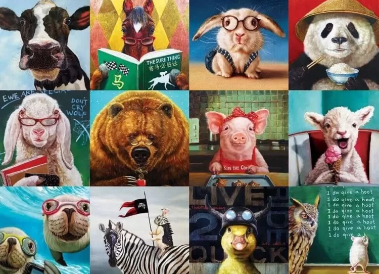 Eurographics Animals & Wildlife* - Funny Animals - 1000 Piece Jigsaw Puzzle