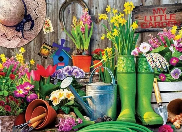 Eurographics Pastimes* - Garden Tools - 1000 Piece Jigsaw Puzzle