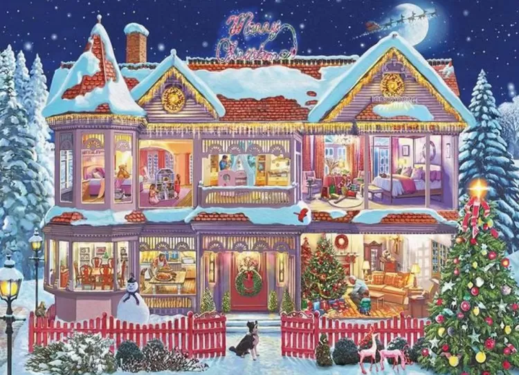 Eurographics Christmas* - Getting Ready For Christmas - 1000 Piece Jigsaw Puzzle