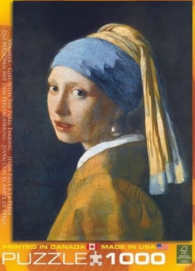 Eurographics Art* - Girl With The Pearl Earring - 1000 Piece Jigsaw Puzzle