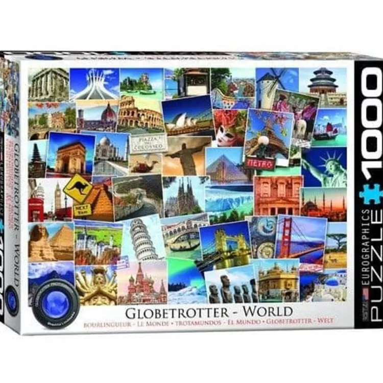 Eurographics Locations & Buildings* - Globetrotter World - 1000 Piece Jigsaw Puzzle