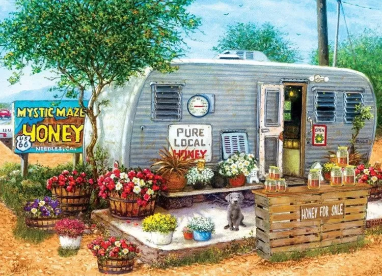 Eurographics Food & Drink* - Honey For Sale - 500Xl Piece Jigsaw Puzzle