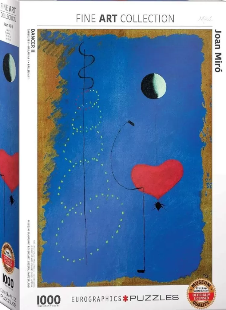 Eurographics Art* - Joan Miro - Dancer 2 - 1000 Piece Jigsaw Puzzle