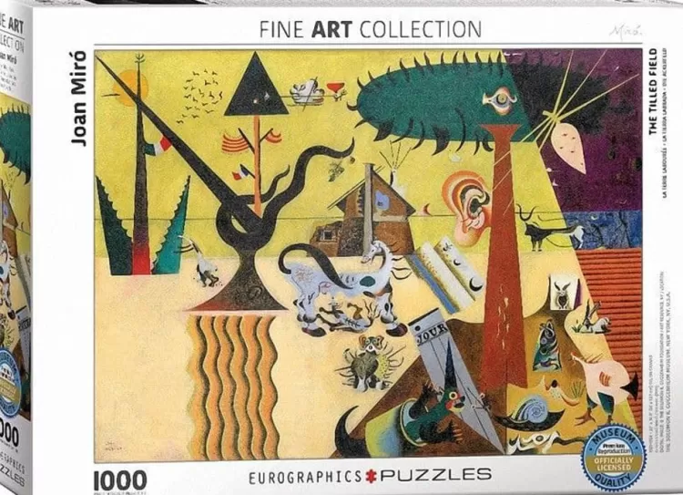 Eurographics Art* - Joan Miro - Tilled Field - 1000 Piece Jigsaw Puzzle