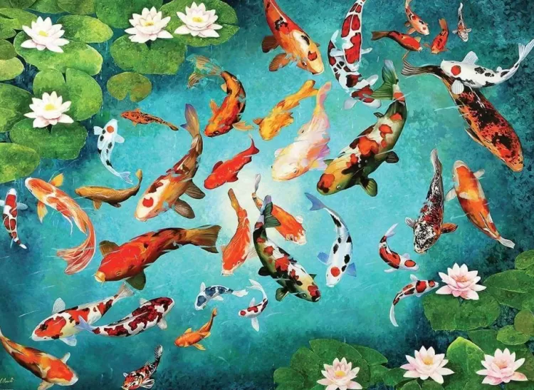 Eurographics Animals & Wildlife* - Koi Fish - 1000 Piece Jigsaw Puzzle