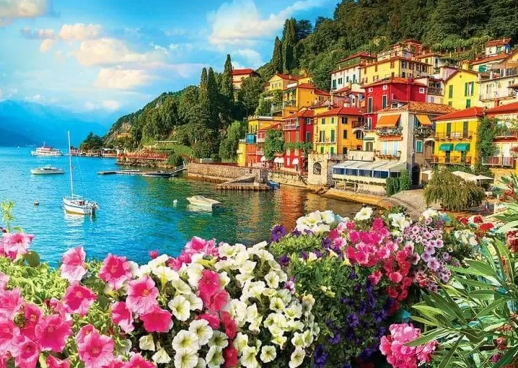 Eurographics Landscape* - Lake Como - 1000 Piece Jigsaw Puzzle