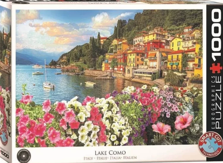 Eurographics Landscape* - Lake Como - 1000 Piece Jigsaw Puzzle