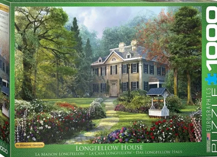 Eurographics Locations & Buildings* - Longfellow House - 1000 Piece Jigsaw Puzzle