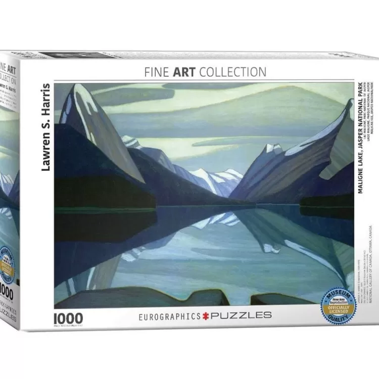 Eurographics Locations & Buildings* - Maligne Lake Jasper Park - 1000 Piece Jigsaw Puzzle