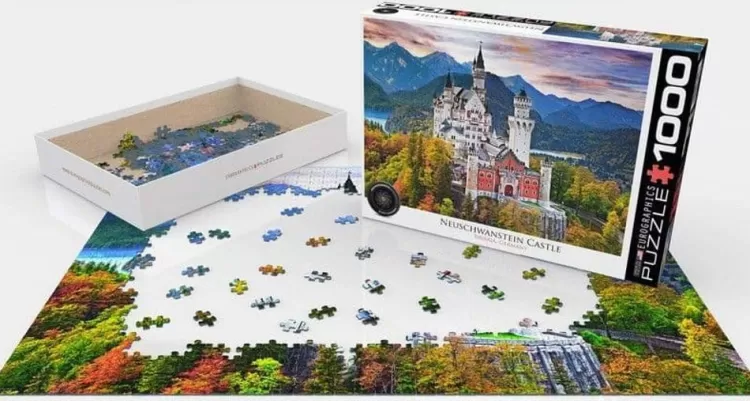 Eurographics Locations & Buildings* - Neuschwanstien Castle - 1000 Piece Jigsaw Puzzle