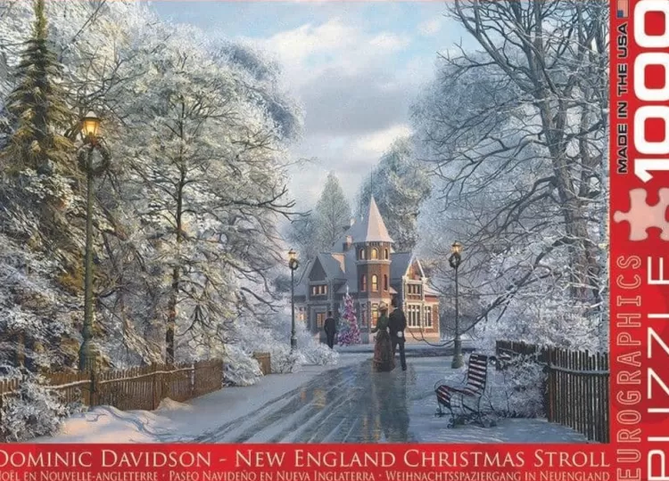 Eurographics Locations & Buildings* - New England Christmas Stroll - 1000 Piece Jigsaw Puzzle