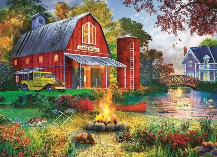 Eurographics Farming* - Old Macdonald'S Farm Store - 1000 Piece Jigsaw Puzzle