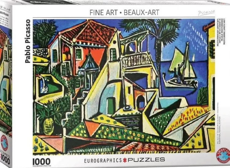 Eurographics Art* - Picasso Mediterranean Landcscape - 1000 Piece Jigsaw Puzzle