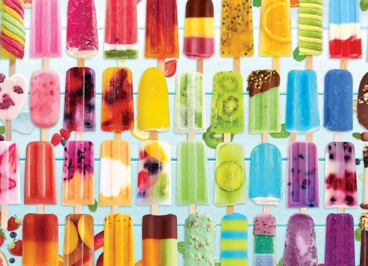 Eurographics Food & Drink* - Popsicle Rainbow - 1000 Piece Jigsaw Puzzle