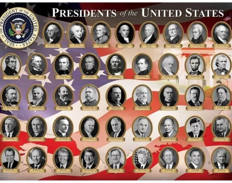 Eurographics Pastimes* - Presidents Of The Usa - 1000 Piece Jigsaw Puzzle