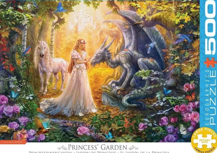 Eurographics Fantasy* - Princess Garden - 500Xl Jigsaw Puzzle