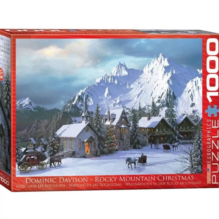 Eurographics Landscape* - Rocky Mountain Christmas - 1000 Piece Jigsaw Puzzle