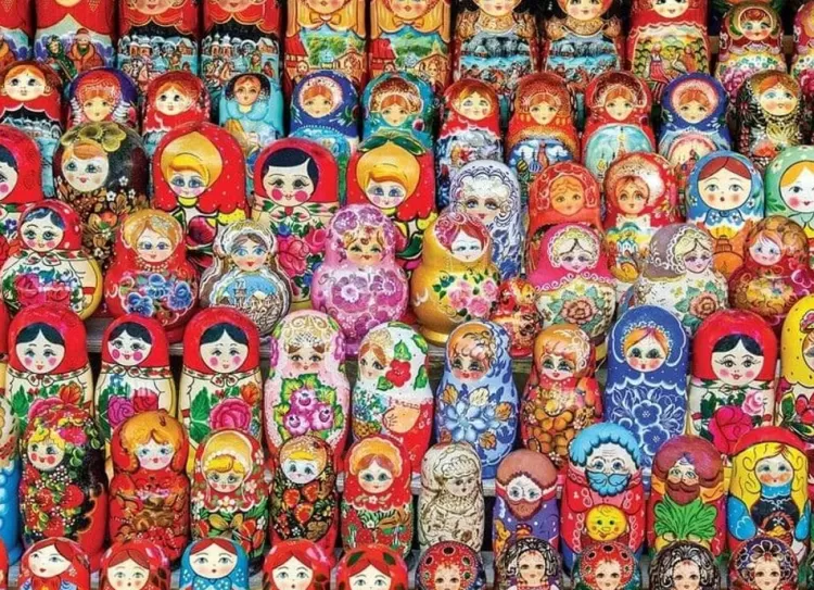 Eurographics Pastimes* - Russian Matryoshka Dolls - 1000 Piece Jigsaw Puzzle