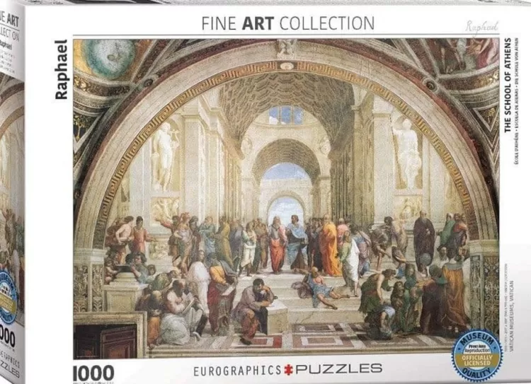 Eurographics Art* - School Of Athens - Raphael - 1000 Piece Jigsaw Puzzle