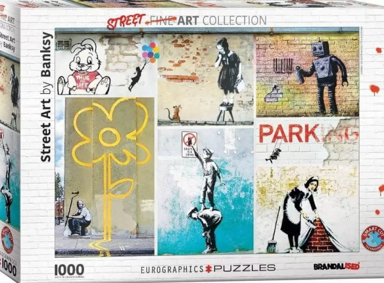 Eurographics Art* - Street Art Banksy - 1000 Piece Jigsaw Puzzle