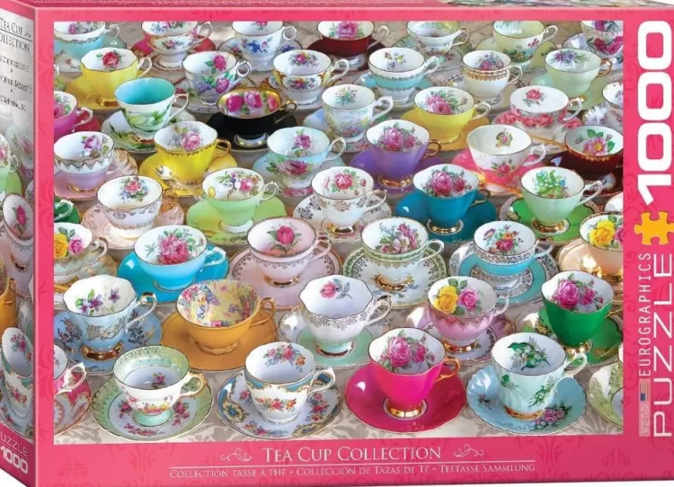 Eurographics Food & Drink* - Tea Cup Collection - 1000 Piece Jigsaw Puzzle