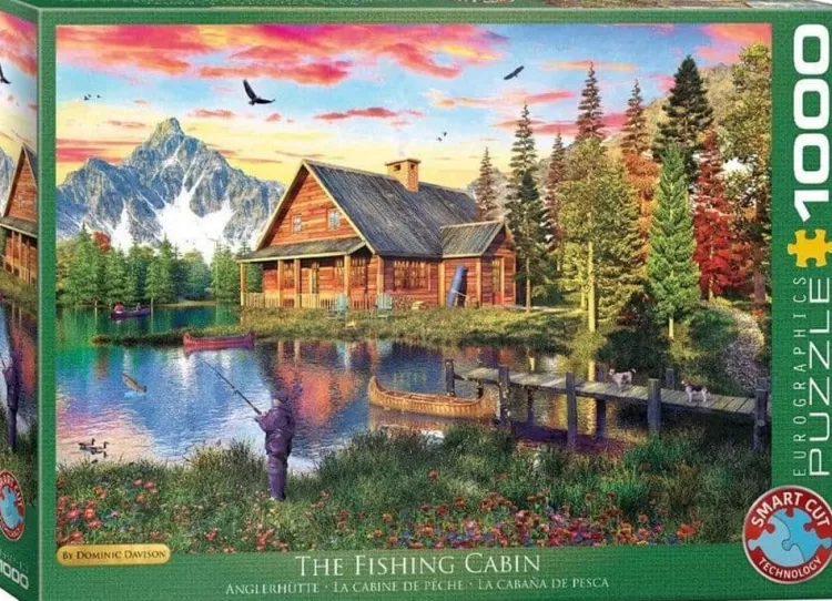 Eurographics Pastimes* - The Fishing Cabin - 1000 Piece Jigsaw Puzzle